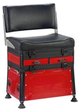 Behr Angeln Accessoires, Alu Sitzkiepe mit Rückenlehne, 60853 - 1